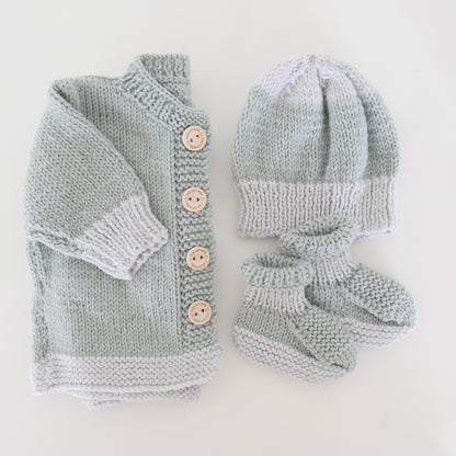 Knitwear Set in Sage Green