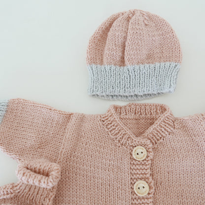 Knitwear Set in Blush