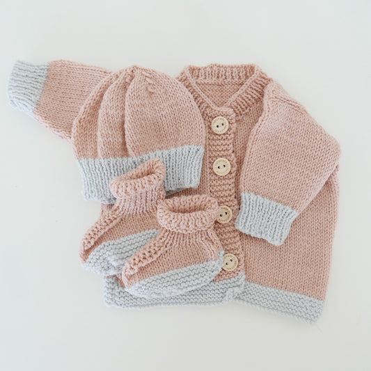 Knitwear Set in Blush