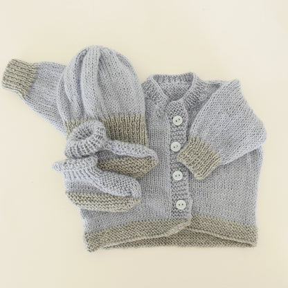 Knitwear Set in Periwinkle
