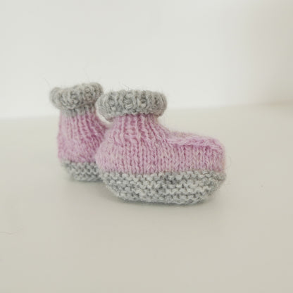Booties in Pink