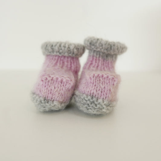 Booties in Pink