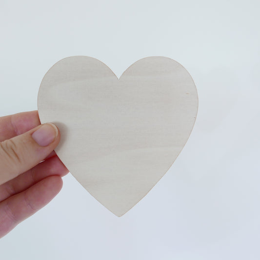 Wooden Heart Blank
