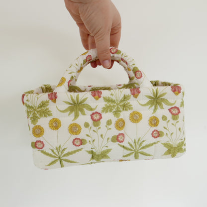 Carry Cot Dolls Bed - Summer Garden