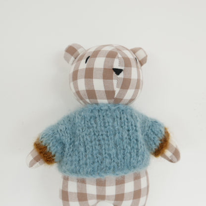 Sweet Bear - Gingham + Blue