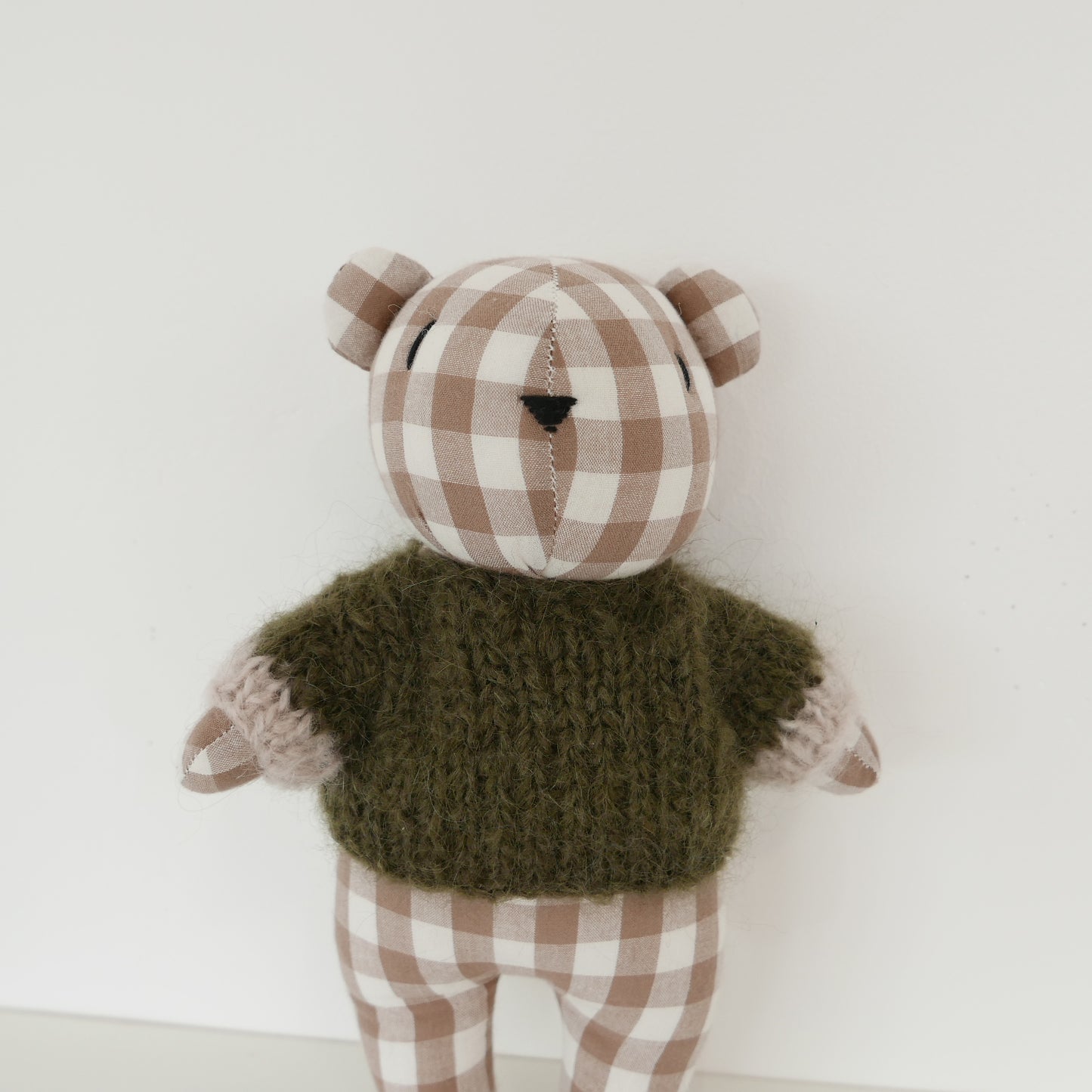 Sweet Bear - Gingham + Olive