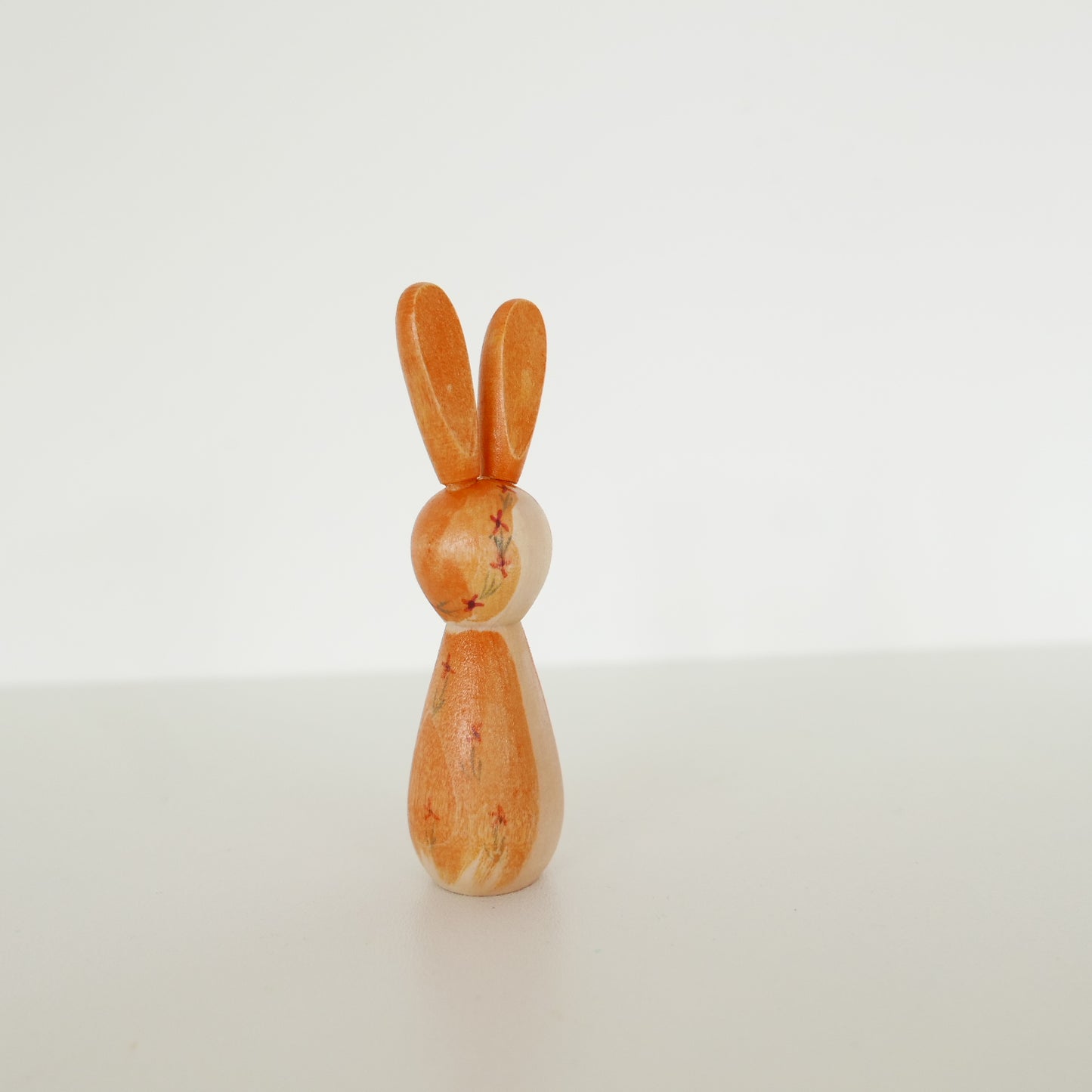 Hand Painted Rabbits - Orange + Yellows