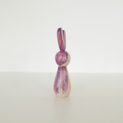 Hand Painted Rabbits - Pinks + Purples
