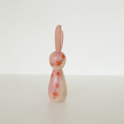 Hand Painted Rabbits - Pinks + Purples