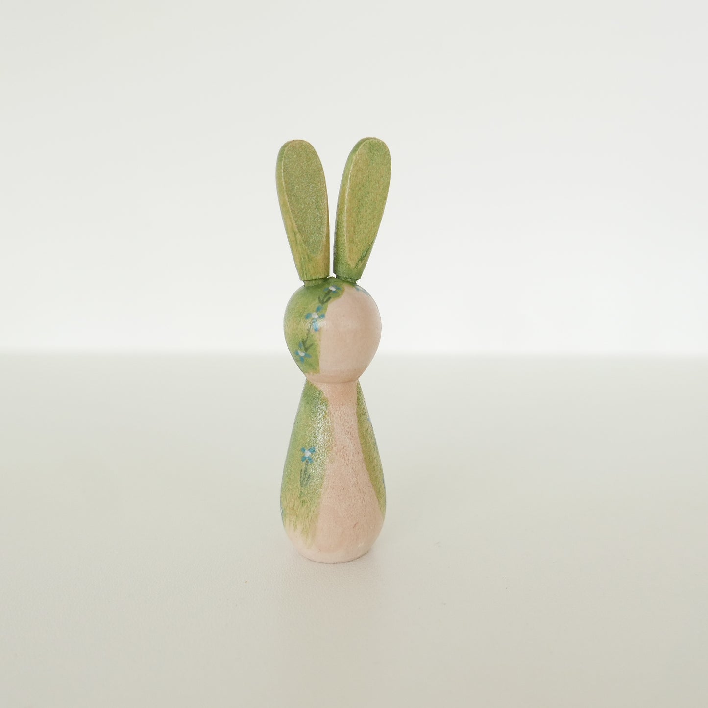 Hand Painted Rabbits - Blues + Greens