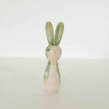 Hand Painted Rabbits - Blues + Greens