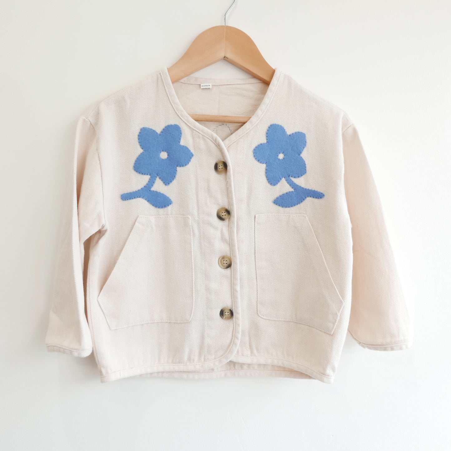 Gala Applique Jacket - Forget Me Not