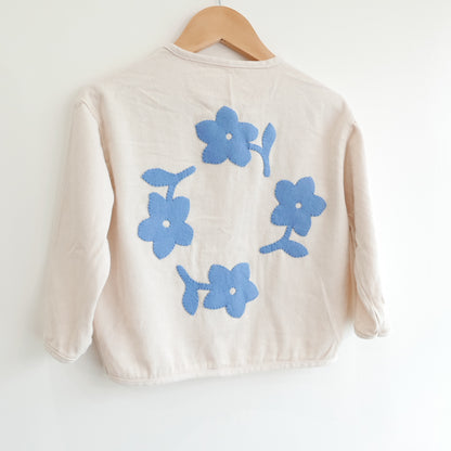 Gala Applique Jacket - Forget Me Not
