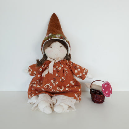 Handmade Waldorf Doll - Autumn