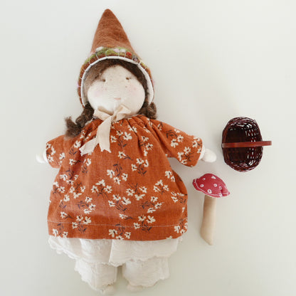 Handmade Waldorf Doll - Autumn