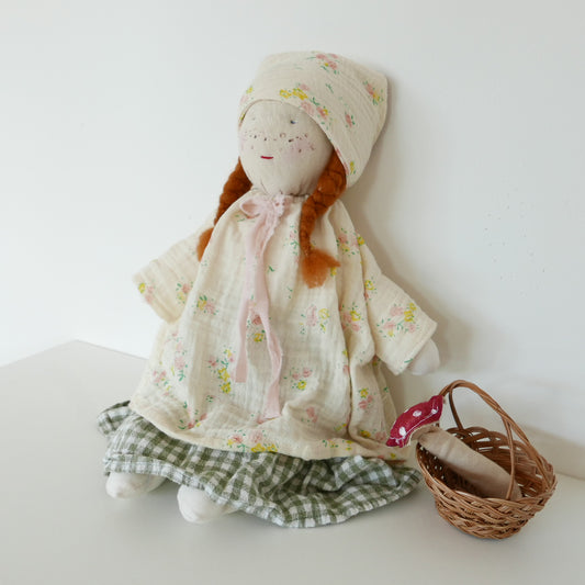 Handmade Waldorf Doll - Spring