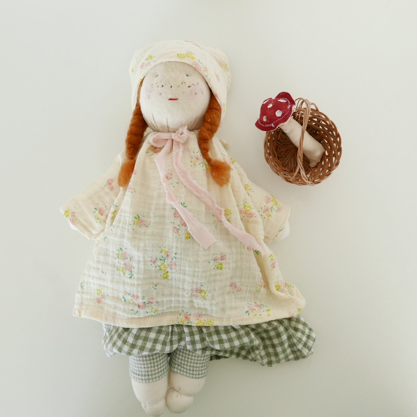 Handmade Waldorf Doll - Spring