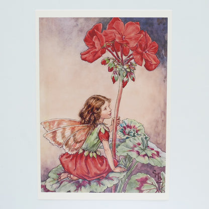 Flower Fairies Print - Geranium