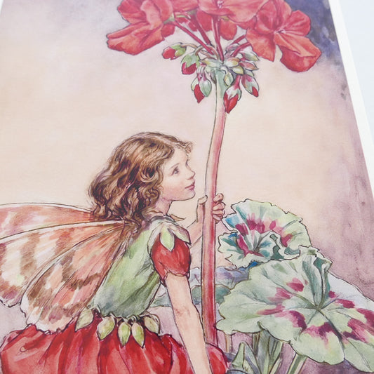 Flower Fairies Print - Geranium