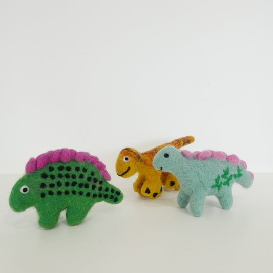 Felted Dinosaurs