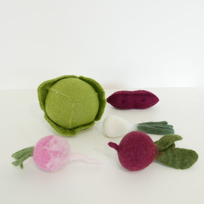 Felted Winter Vegetables