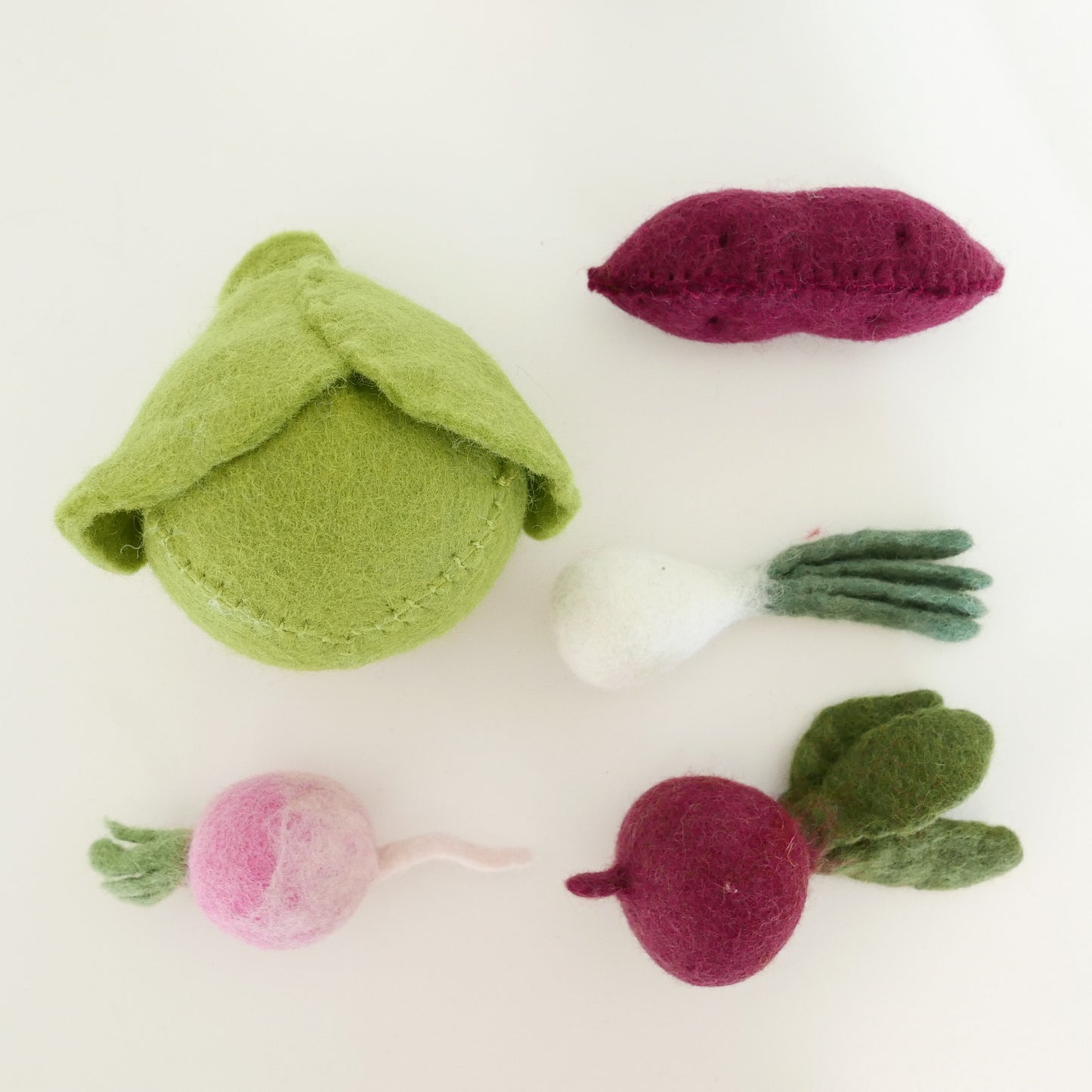 Felted Winter Vegetables