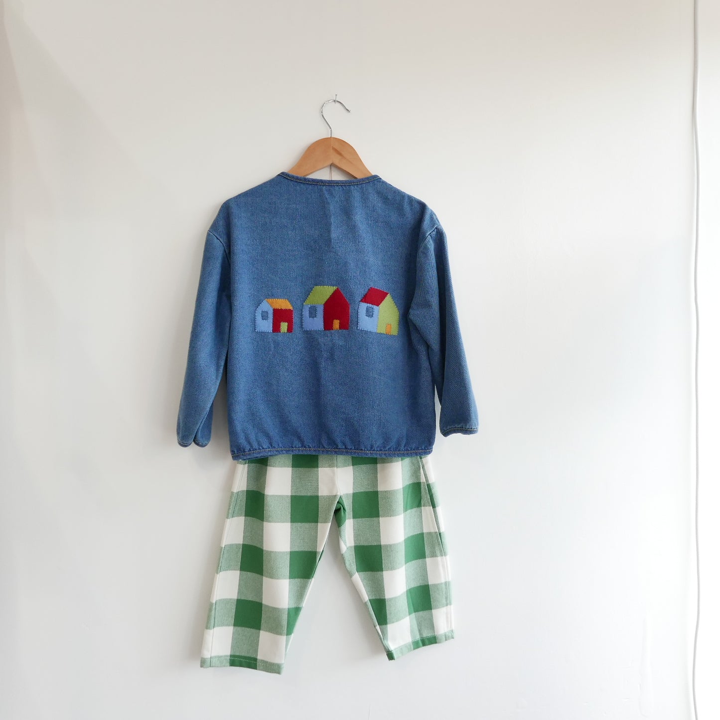 Widdettes - Pixie Pants in Green Check