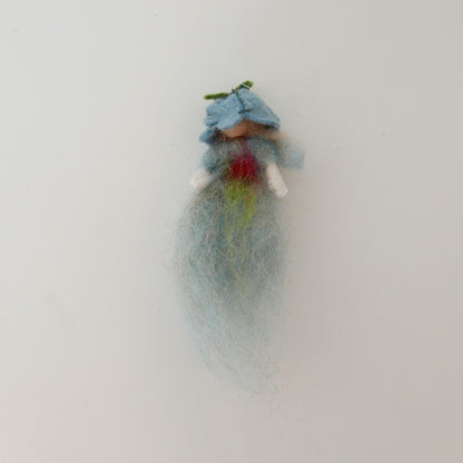 Felt Flower Fairies - Greens + Blues