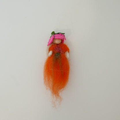 Felt Flower Fairies - Pink + Orange + Reds