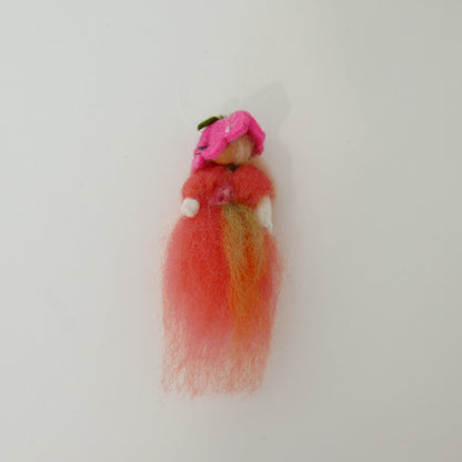 Felt Flower Fairies - Pink + Orange + Reds
