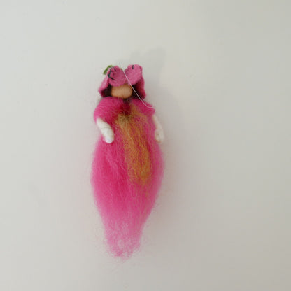 Felt Flower Fairies - Pink + Orange + Reds