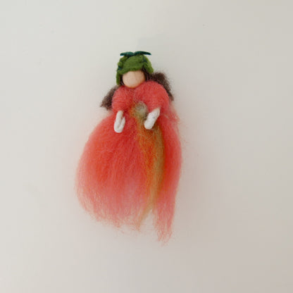 Felt Flower Fairies - Pink + Orange + Reds
