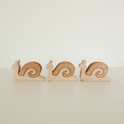 Wooden Snail Puzzle