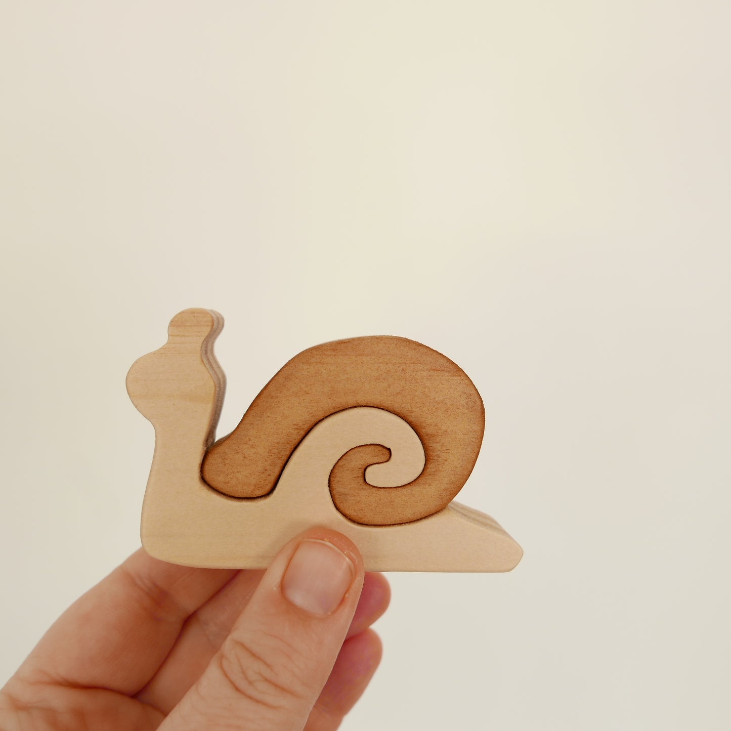 Wooden Snail Puzzle