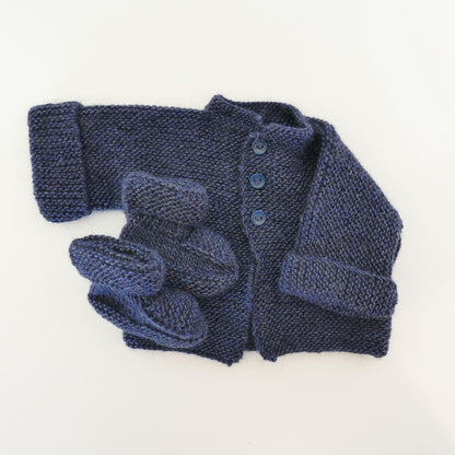 Knitwear Set in Indigo