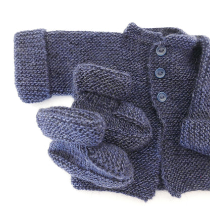 Knitwear Set in Indigo