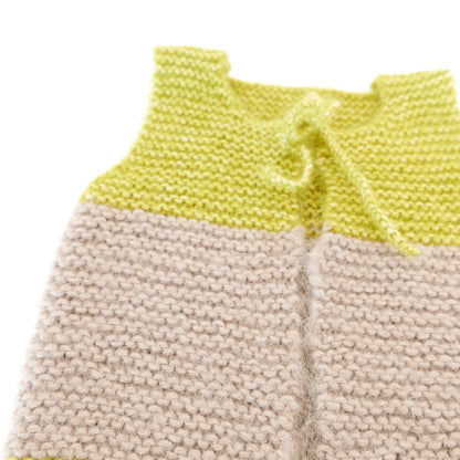 Knitted Vest in Husk + Citrus