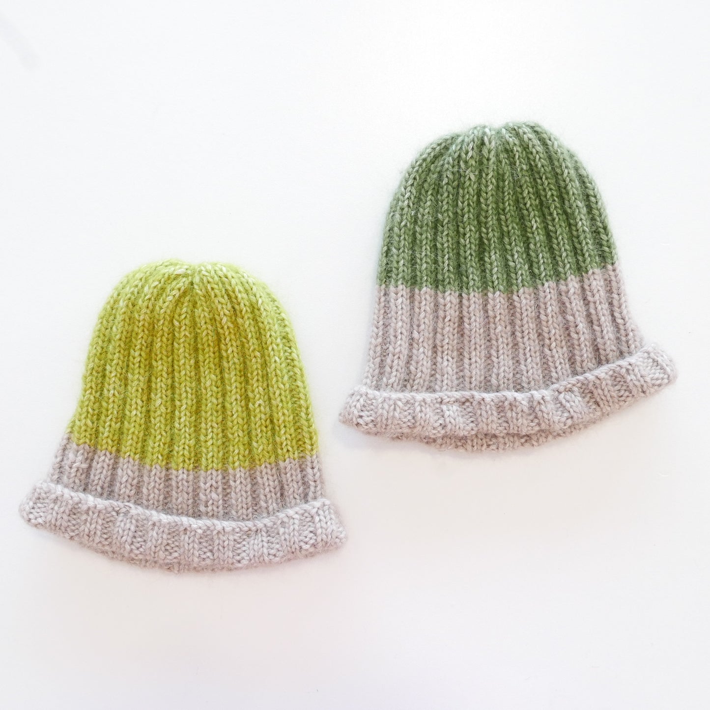 Alpaca Beanie Asparagus + Pumpkin