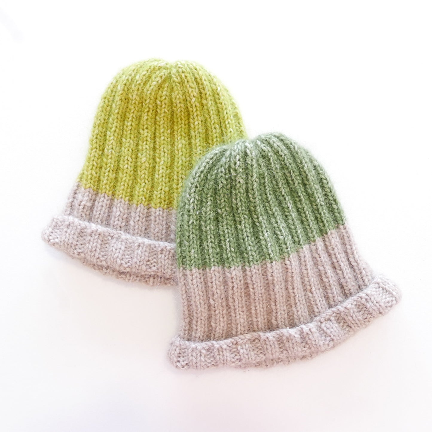 Alpaca Beanie Asparagus + Pumpkin