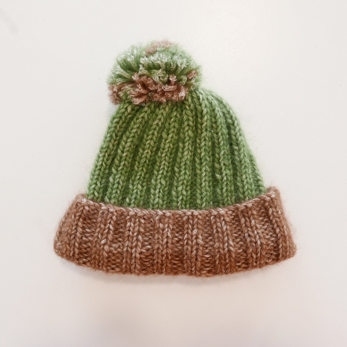 Alpaca Beanie with Pom Poms