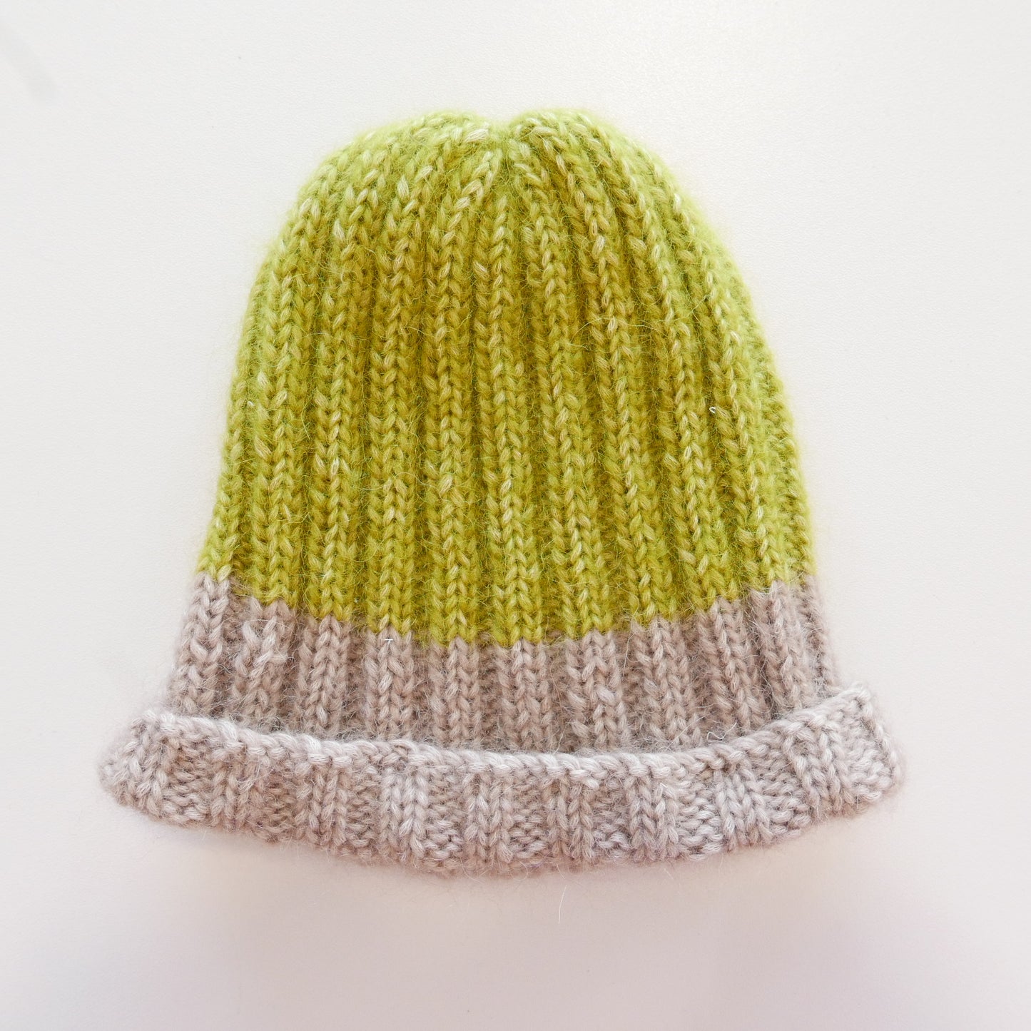 Alpaca Beanie Asparagus + Pumpkin