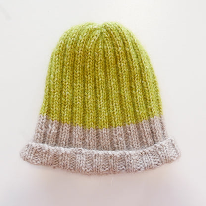 Alpaca Beanie Asparagus + Pumpkin