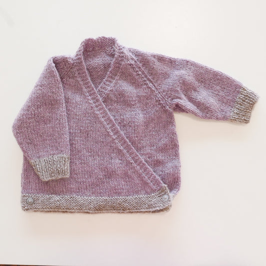 Cross Over Cardigan in Lavender Dream
