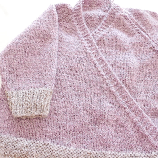 Cross Over Cardigan in Lavender Dream
