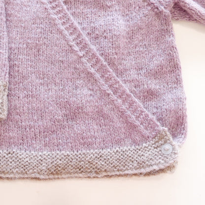 Cross Over Cardigan in Lavender Dream