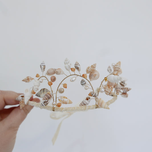 Gala Mermaid Crown - Cream