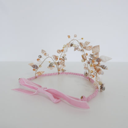 Gala Mermaid Crown - Soft Pink