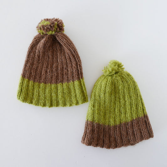 Alpaca Beanie with Pom Pom