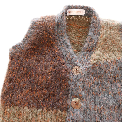 Hand knitted vest - Brownies