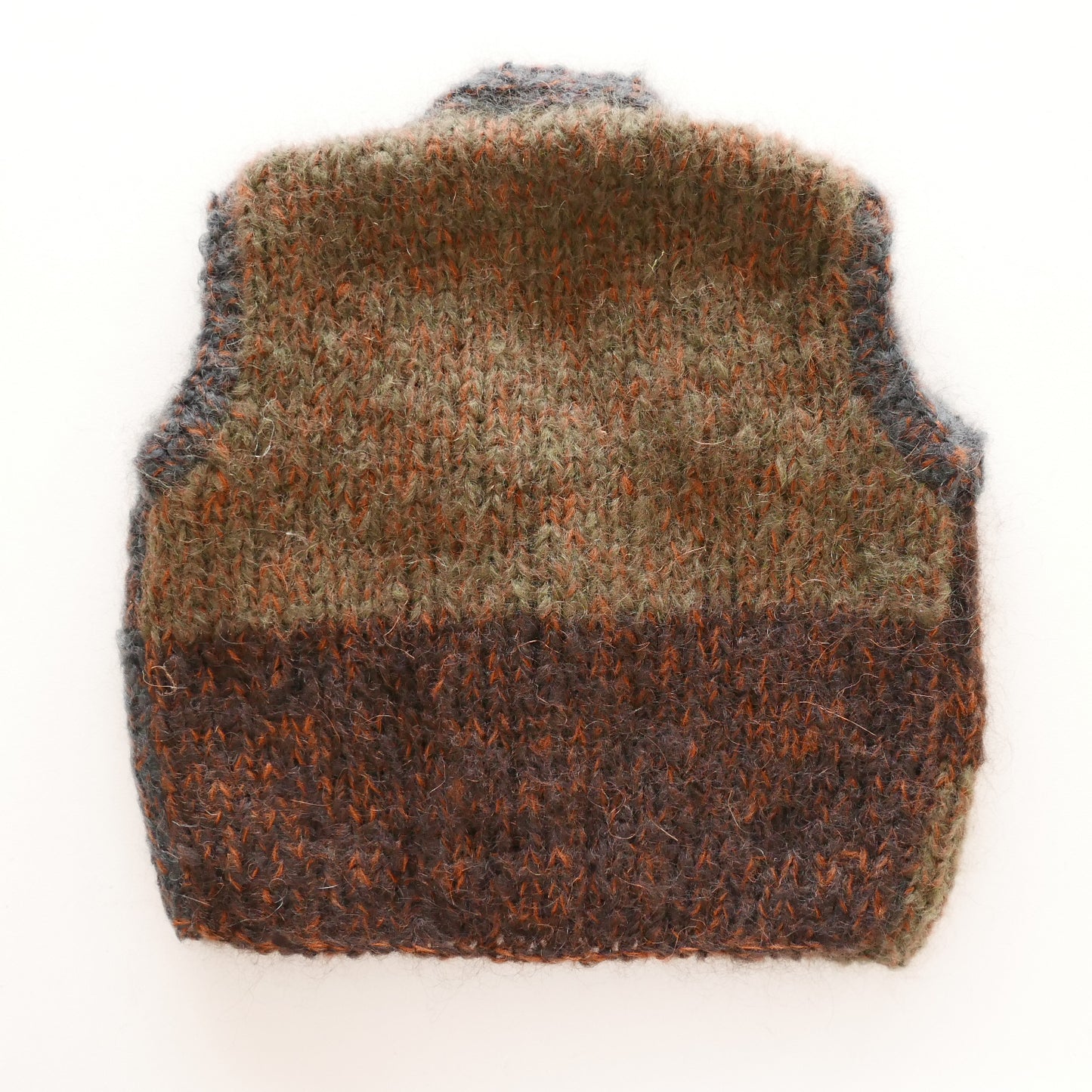 Hand knitted vest - Brownies